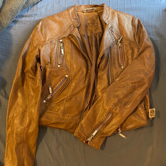 Faux Leather Jacket - Picture 1 of 4